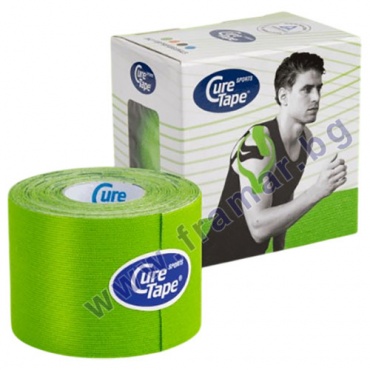КИНЕЗИОТЕРАПЕВТИЧНА ЛЕНТА CURE TAPE SPORTS 5 м/5 см
