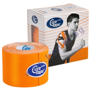 КИНЕЗИОТЕРАПЕВТИЧНА ЛЕНТА CURE TAPE SPORTS 5 м/5 см