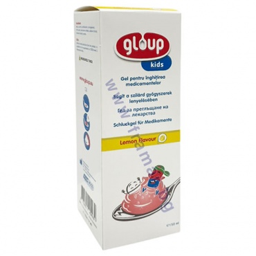 Изображение към продукта ГЕЛ ЗА ПРЕГЛЪЩАНЕ НА ЛЕКАРСТВА GLOUP KIDS 150 мл