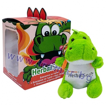 Изображение към продукта ХЕРБАЛСЕПТ КОМПЛЕКТ БЛИЗАЛКИ ЗА ГЪРЛО + БЛИЗАЛКИ ЗА ГЪРЛО С ВКУС НА ДИНЯ + ИГРАЧКА
