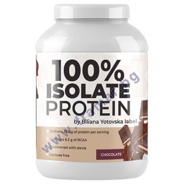 Изображение към продукта ПРОТЕИН ИЗОЛАТ 100% вкус ШОКОЛАД 810 г BILIANA YOTOVSKA LABEL