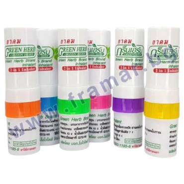 ИНХАЛАТОР С НАТУРАЛНИ МАСЛА 2 В 1 GREEN HERB