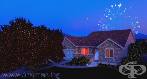 ЛАЗЕР ЗА УКРАСА GLOW BRIGHT LASER LIGHT