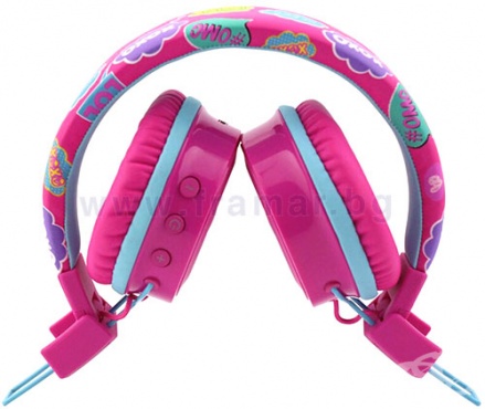ДЕТСКИ БЕЗЖИЧНИ СЛУШАЛКИ GOGEN - РОЗОВИ