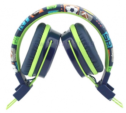 ДЕТСКИ БЕЗЖИЧНИ СЛУШАЛКИ GOGEN - СИНИ