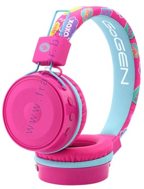 ДЕТСКИ БЕЗЖИЧНИ СЛУШАЛКИ GOGEN - РОЗОВИ