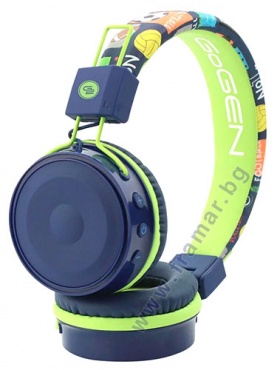 ДЕТСКИ БЕЗЖИЧНИ СЛУШАЛКИ GOGEN - СИНИ