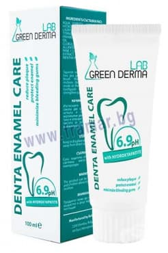 Изображение към продукта GREEN DERMA LAB ДЕНТА ЕНАМЕЛ КЕЪР ПАСТА ЗА ЗЪБИ С ХИДРОКСИАПАТИТ 100 мл
