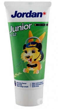 ДЕТСКА ПАСТА ЗА ЗЪБИ ДЖОРДАН ДЖУНИЪР 6-12 години 50 мл