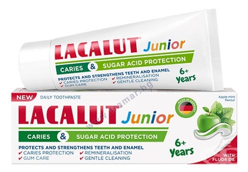 ПАСТА ЗА ЗЪБИ ЛАКАЛУТ ДЖУНИЪР 6+ години 55 мл