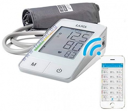 ЛАЙКА АВТОМАТИЧЕН АПАРАТ ЗА КРЪВНО НАЛЯГАНЕ ЗА ГОРНА ЧАСТ НА РЪКАТА модел BM7002 С BLUETOOTH