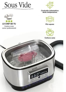 ЛАЙКА ДОМАШЕН УРЕД ЗА НИСКОТЕМПЕРАТУРНО ГОТВЕНЕ SOUS VIDE модел SVC200