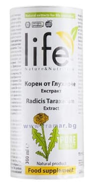 ЕКСТРАКТ ОТ КОРЕН НА ГЛУХАРЧЕ сироп 300 мл ЛАЙФ НЕЙЧЪР & НУТРИШЪН