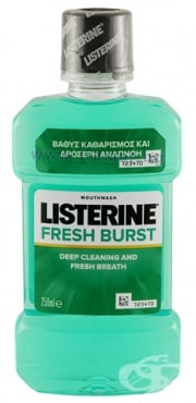 ВОДА ЗА УСТА LISTERINE FRESH BURST 250 мл