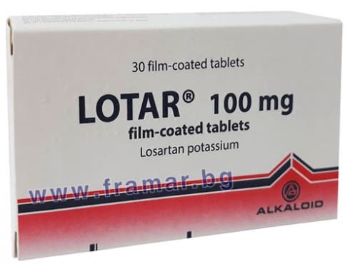 ЛОТАР таблетки 100 мг * 30 АЛКАЛОИД