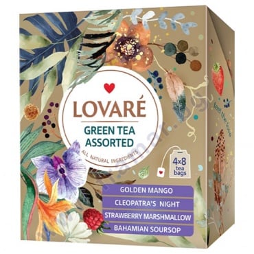       GREEN TEA ASSORTED  4  * 8