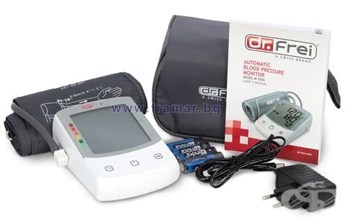 ЕЛЕКТРОНЕН АПАРАТ ЗА ИЗМЕРВАНЕ НА КРЪВНО НАЛЯГАНЕ ЗА ГОРНА ЧАСТ НА РЪКАТА DR. FREI модел M - 200A