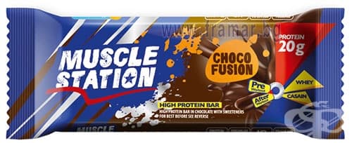      MUSCLE STATION CHOCO FUSION 65 .