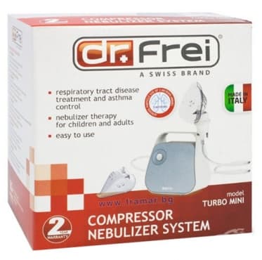 КОМПРЕСОРЕН АПАРАТ ИНХАЛАТОР DR. FREI модел TURBO MINI