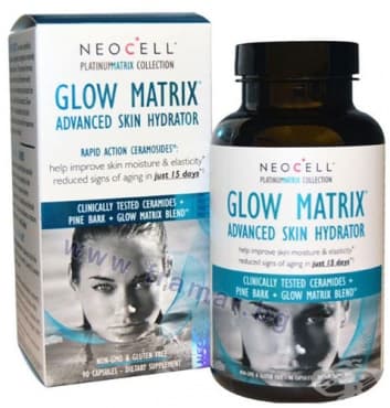 ГЛОУ МАТРИКС - ПЪЛНА ХИДРАТАЦИЯ НА КОЖАТА капсули * 90 NEOCELL USA