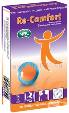 РЕ - КОМФОРТ таблетки за дъвчене * 6 НОБЕЛ