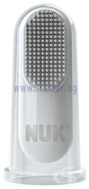 НУК ПРЪСТЧЕ ЗА МАСАЖ + ПАСТА ЗА ЗЪБИ 3-12 месеца