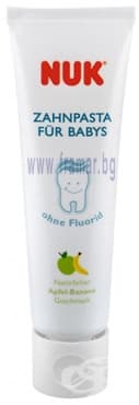 НУК ПРЪСТЧЕ ЗА МАСАЖ + ПАСТА ЗА ЗЪБИ 3-12 месеца