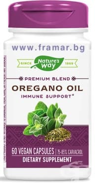 МАСЛО ОТ РИГАН капсули 50 мг * 60 NATURE'S WAY