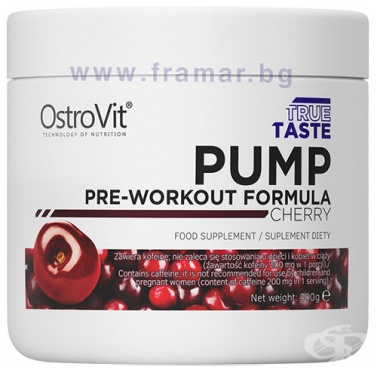 ОСТРОВИТ ПЪМП ПРЕ-УОРКАУТ ФОРМУЛА 300 г