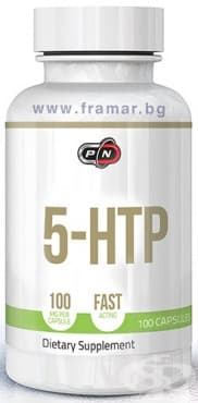 Изображение към продукта ПЮР НУТРИШЪН ПЕТ ХИДРОКСИ ТРИПТОФАН 5-HTP капсули 100 мг. * 100