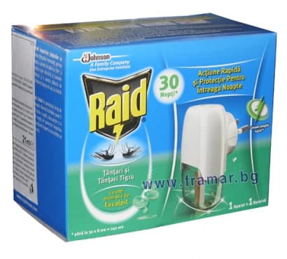 РАЙД ИЗПАРИТЕЛ * 1 + ПЪЛНИТЕЛ ЕВКАЛИПТ * 1