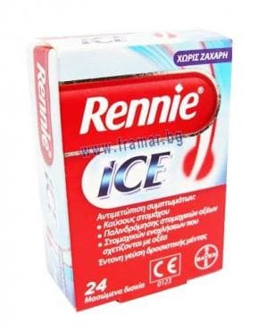 РЕНИЕ АЙС таблетки за дъвчене * 24 BAYER