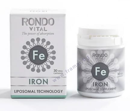 РОНДО ВИТАЛ ЛИПОЗОМНО ЖЕЛЯЗО капсули * 30