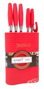 НОЖОВЕ КОМПЛЕКТ ROYALTY LINE KNIFE SET RED 6MSTR-6