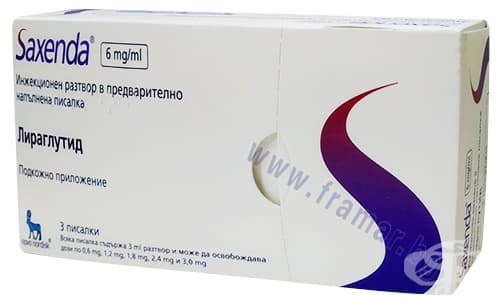 Изображение към продукта САКСЕНДА ПЕН 6 мг / мл 3 мл * 3