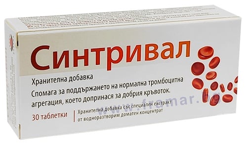 Изображение към продукта СИНТРИВАЛ таблетки * 30 WORWAG PHARMA