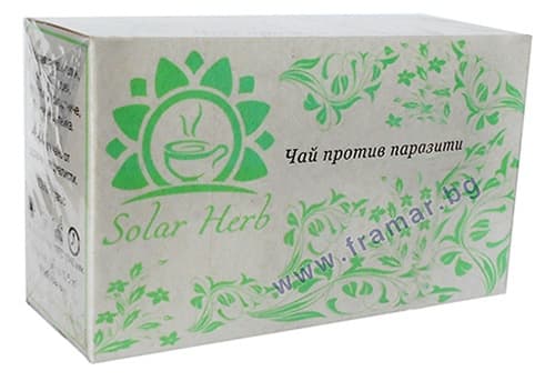 Изображение към продукта ЧАЙ ФИЛТЪР ПРОТИВОПАРАЗИТЕН * 20 СОЛАР ХЕРБ