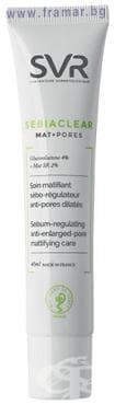 SVR СЕБИАКЛИЪР КРЕМ МАТИРАЩ ЗА СВИВАНЕ НА ПОРИ 40 мл.