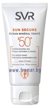 СЪН СЕКЮР SPF 50 + ОЦВЕТЯВАЩ СЛЪНЦЕЗАЩИТЕН КРЕМ ЗА НОРМАЛНА КЪМ КОМБИНИРАНА КОЖА 50 мл.