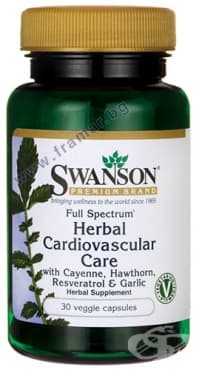 СУОНСЪН ФУЛ СПЕКТРУМ БИЛКИ ЗА ЗДРАВЕТО НА СЪРЦЕТО капсули * 30