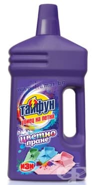 ТАЙФУН ПРЕПАРАТ ЗА ПЕТНА ЗА БЯЛО И ЦВЕТНО ПРАНЕ 1 л (TAIFUN ANTI SPOTS ...