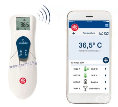 ИНФРАЧЕРВЕН ТЕРМОМЕТЪР PIC THERMO DIARY HEAD