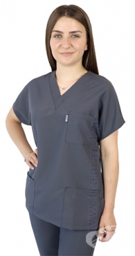 VIKING-T ТУНИКА С КЪС РЪКАВ И ПАНТАЛОН ERIK MICROFIBER GREY 2XS-3XL