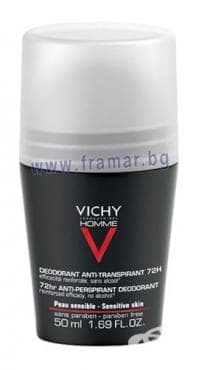 ВИШИ ХОМЕ РОЛ ОН ДЕЗОДОРАНТ 72 ч ПРОТИВ ИЗПОТЯВАНЕ ЗА МЪЖЕ 50 мл