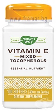 ВИТАМИН Е МИКС 400 IU капсули * 100 NATURE'S WAY