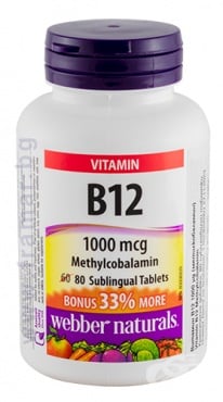     B12   1000  * 80 WEBBER NATURALS