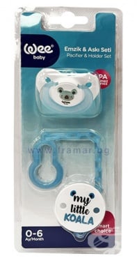 УИ БЕЙБИ КОМПЛЕКТ ЗАЛЪГАЛКА С ВЕРИЖКА 0-6 месеца №1