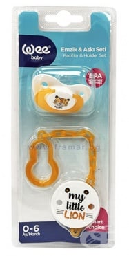 УИ БЕЙБИ КОМПЛЕКТ ЗАЛЪГАЛКА С ВЕРИЖКА 0-6 месеца №1