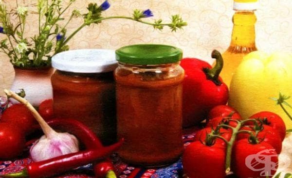 Лютеница с чесън и целина - изображение