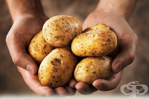 Намалете високата температура със суров картоф - изображение